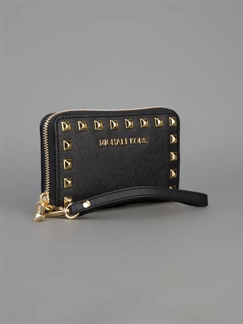 women's michael kors wristlet wallet|Michael Kors oversized wallet.